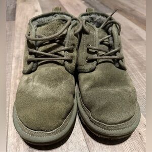 UGG Neumel Chukka Lace-Up Pull On Boots- Green, Women's Size 8